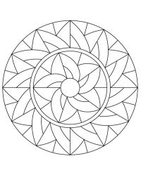 Çiçek mandala