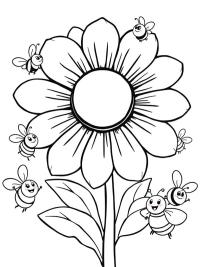 Çiçekler ve arılar