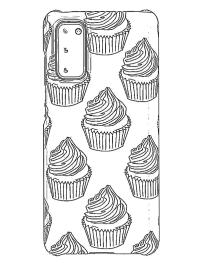 Cupcake Akıllı Telefon kılıfı