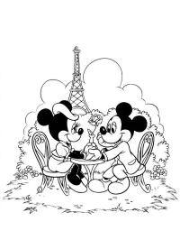 Minnie ve Mickey Paris'te