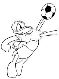 Futbolcu Donald Duck