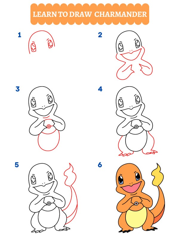 Charmander nasıl çizilir?