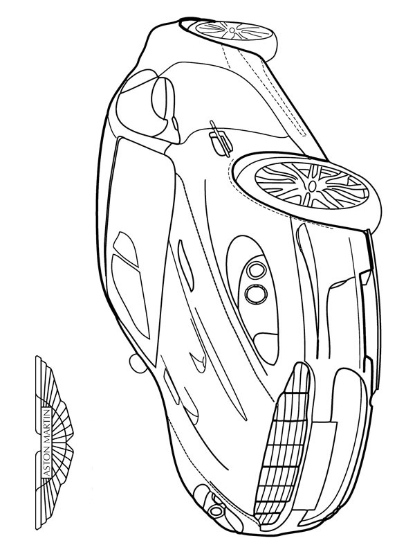 Aston Martin DBS Boyama sayfası