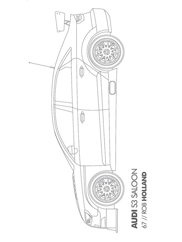 Audi A3 Boyama sayfası