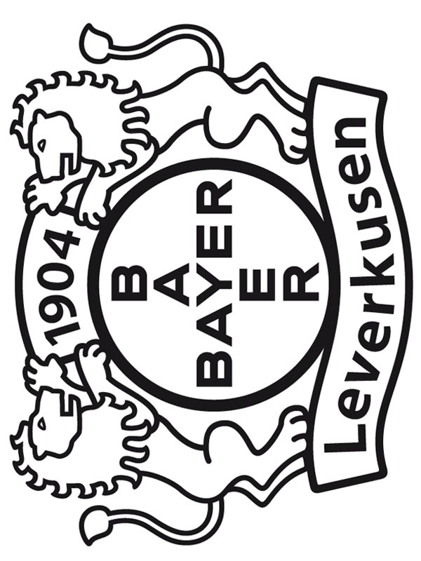 Bayer 04 Leverkusen Boyama sayfası