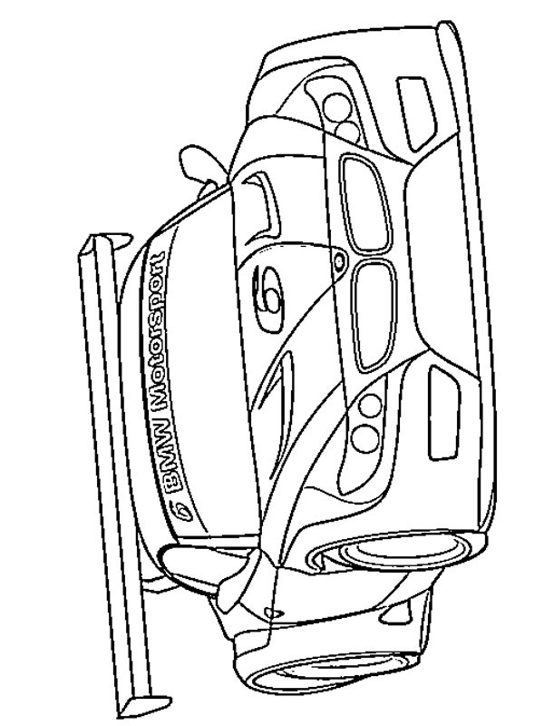BMW Z4 GT3 Boyama sayfası
