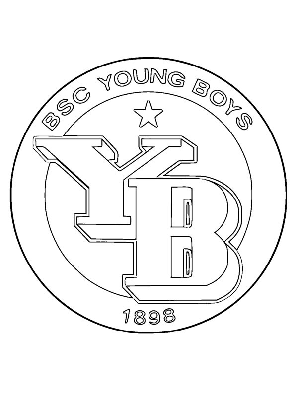 BSC Young Boys Futbol Kulubü Boyama sayfası