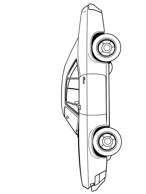 Chevrolet Impala Sport 1967 Boyama sayfası