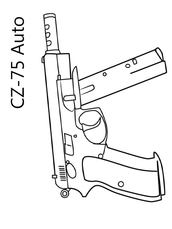 CZ 75 Tabanca Boyama sayfası