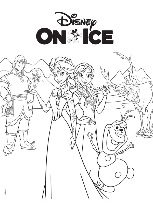 Disney On Ice: Frozen Boyama sayfası