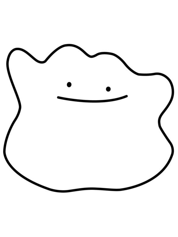 Ditto (Pokémon) Boyama sayfası