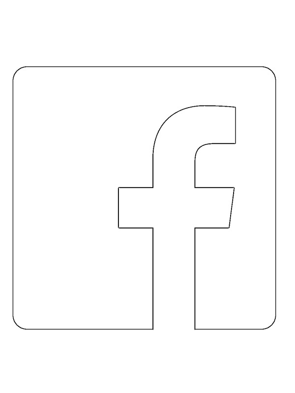 Facebook logosu Boyama sayfası