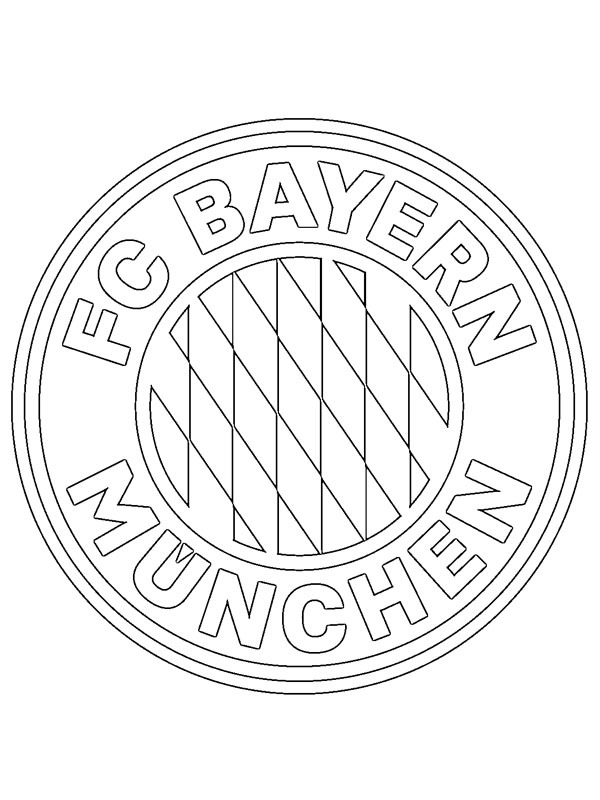 FC Bayern Münih Boyama sayfası