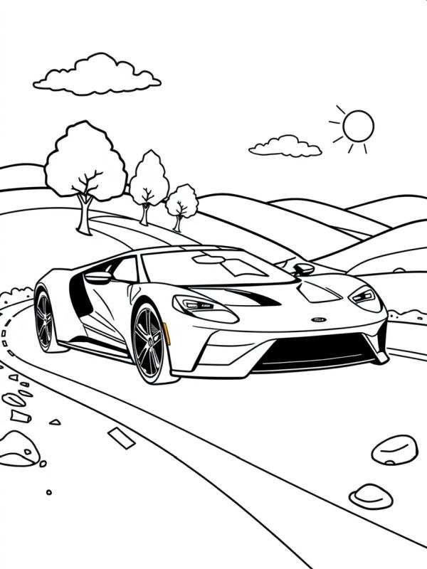 Ford GT Boyama sayfası