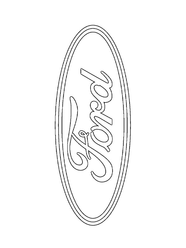 Ford logo Boyama sayfası