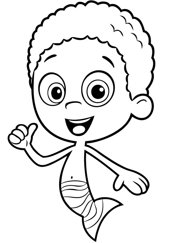 Goby Bubble Guppies Boyama sayfası