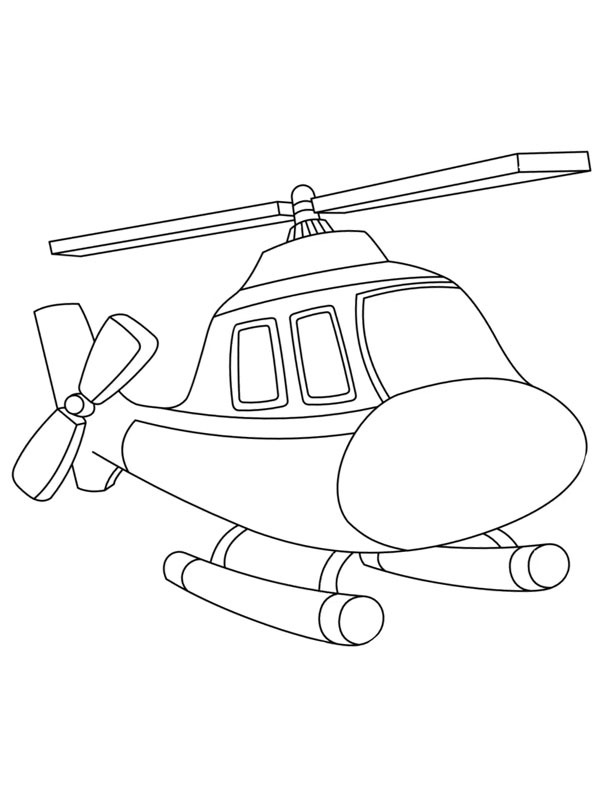 Helikopter Boyama sayfası