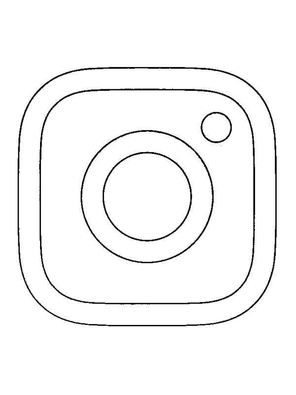 Instagram logosu Boyama sayfası