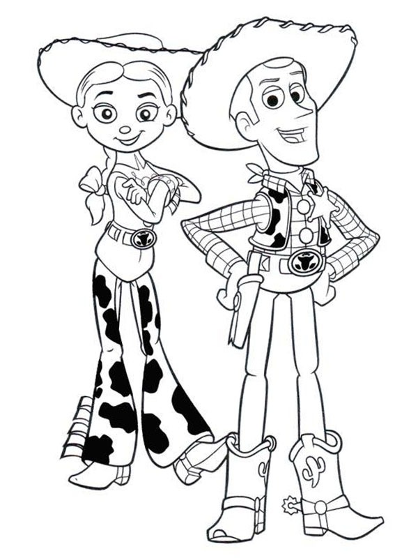 Jessie ve Woody Boyama sayfası