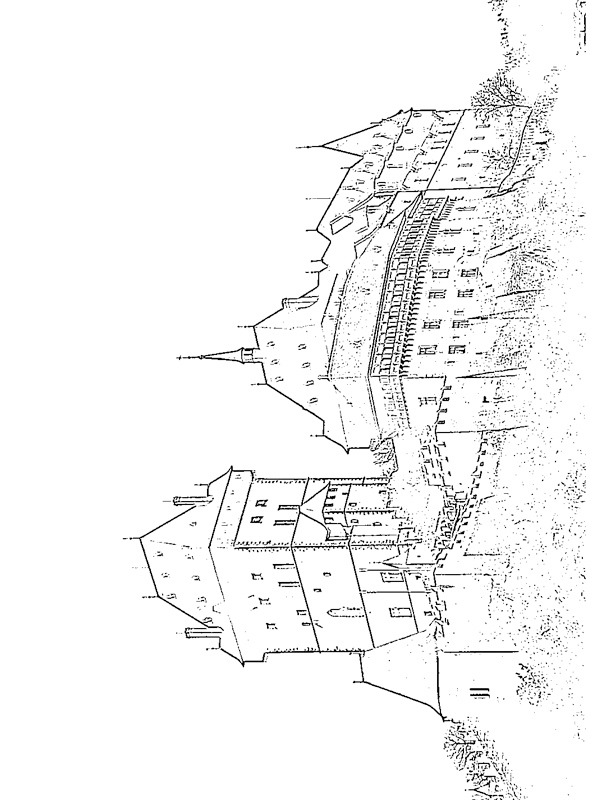 Karlstejn Kalesi Boyama sayfası