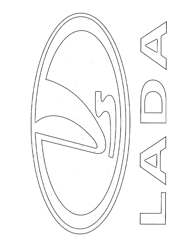 Lada logo Boyama sayfası