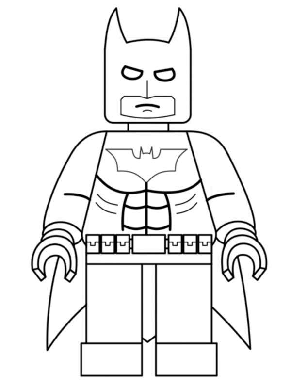 LEGO Batman Boyama sayfası