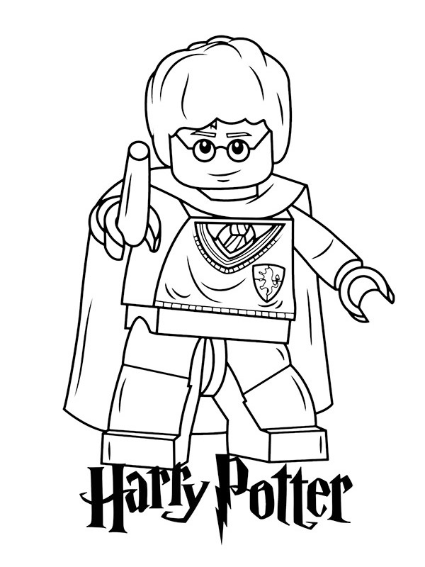 Lego Harry Potter Boyama sayfası