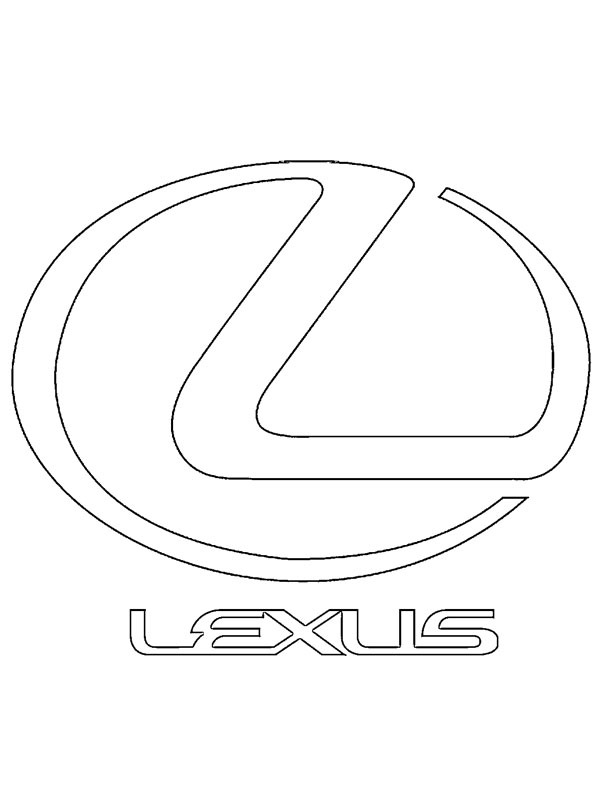 Lexus logo Boyama sayfası