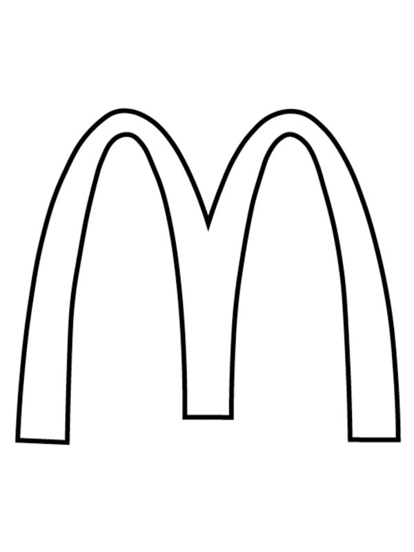 McDonalds logosu Boyama sayfası