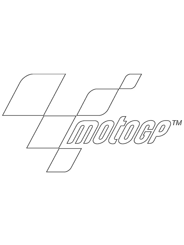 MotoGP Logosu Boyama sayfası