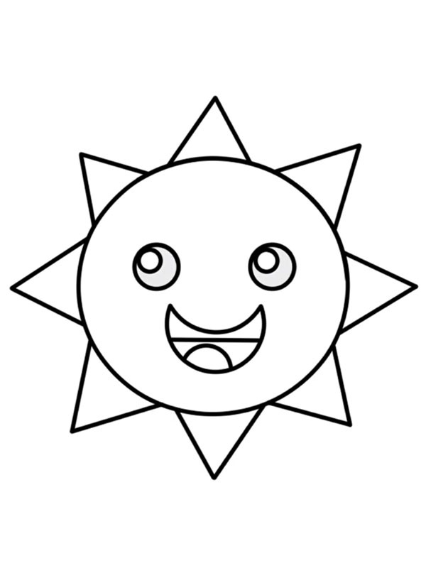 Mr. Sun (Incredibox Sprunki) Boyama sayfası