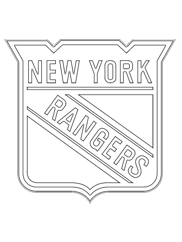 New York Rangers Boyama sayfası