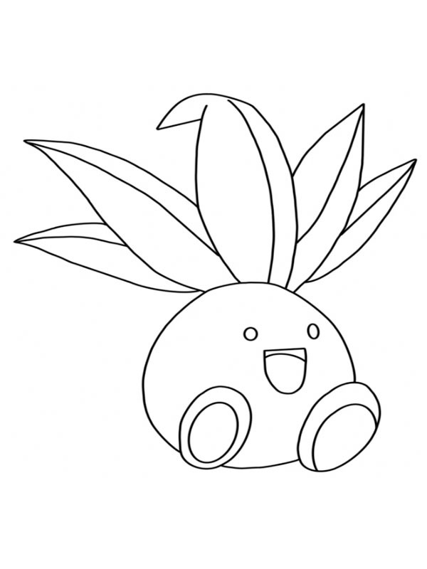 Oddish (Pokémon) Boyama sayfası