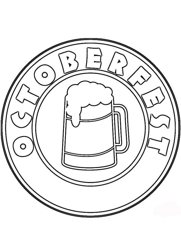 Oktoberfest Boyama sayfası