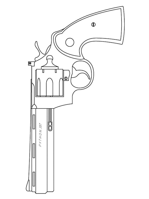 Python 357 Magnum Boyama sayfası