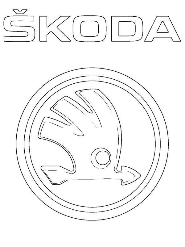 Škoda logosu Boyama sayfası