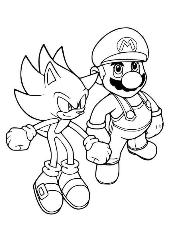 Sonic ve Mario Boyama sayfası