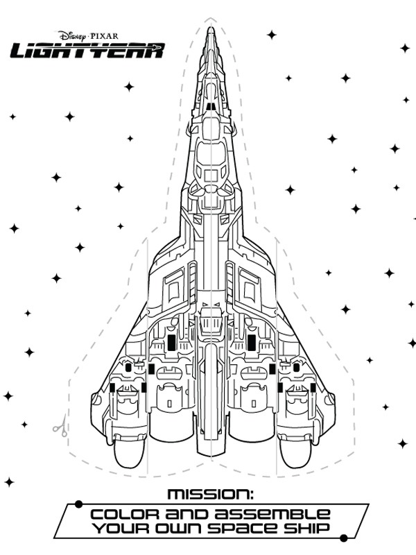 Star Cruiser 42 Boyama sayfası