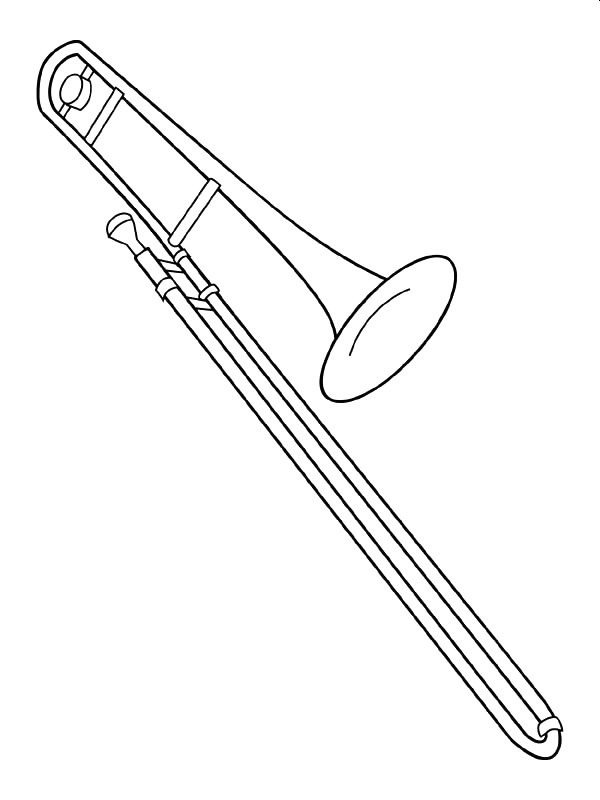 Trombon Boyama sayfası