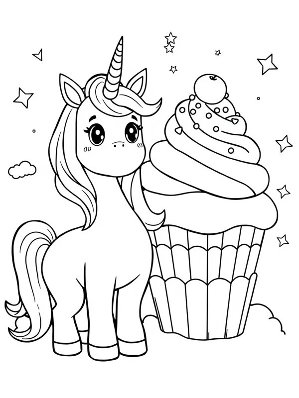 Unicorn Kek Boyama sayfası