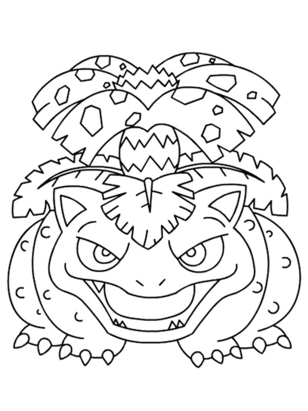 Venusaur (Pokémon) Boyama sayfası