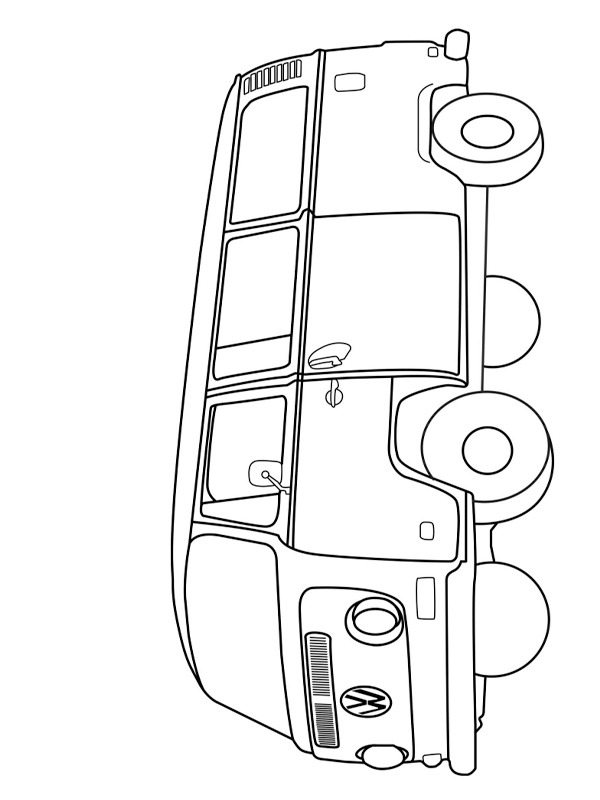 Volkswagen T2 Boyama sayfası