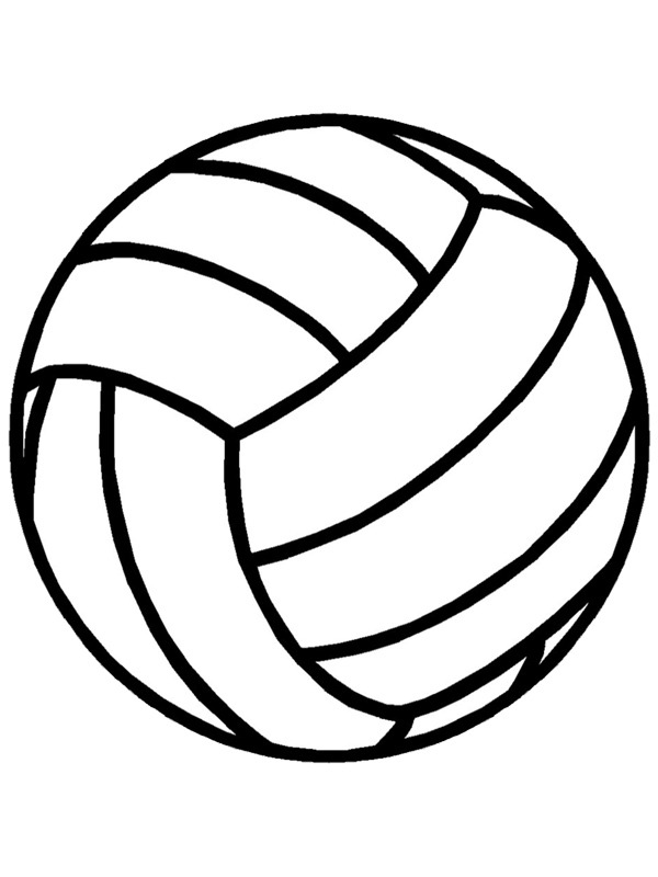 Voleybol Boyama sayfası