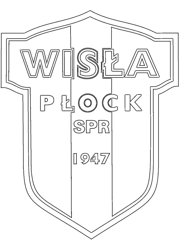 Wisła Płock Futbol Kulübü Boyama sayfası