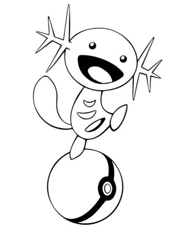 Wooper (Pokémon) Boyama sayfası